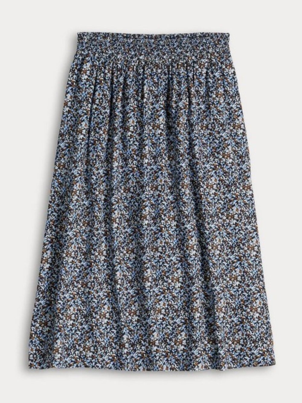 Croft & Barrow Floral Elastic Waist Midi Skirt XXL
